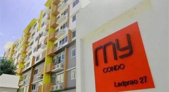 ขายด่วนคอนโดใกล้ MRT ลาดพร้าว My Condo ลาดพร้าว 27 ห้องเพิ่งรีโนเวท ขายต่ำกว่าราคาตลาด เฟอร์นิเจอร์ครบ สภาพใหม่ พร้อมอยู่