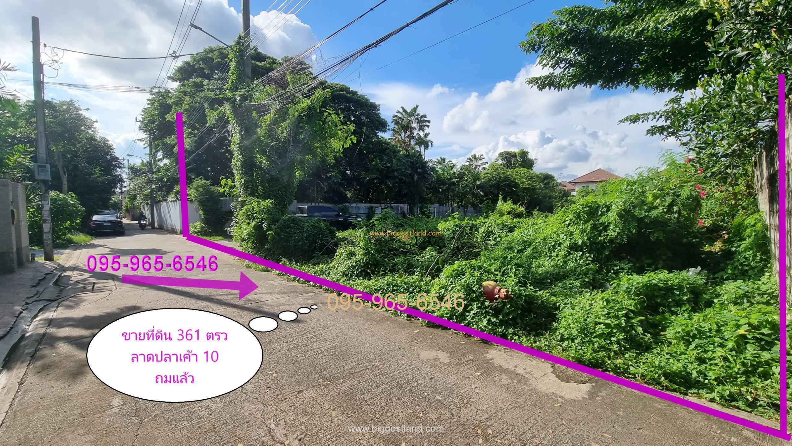 ขายที่ดินลาดปลาเค้า เกือบ 1ไร่ ใกล้แยกเกษตรนวมินทร์ เสนา แปลงสวย ถมแล้ว ทำเลดีมาก ขายที่ดินลาดปลาเค้า เกือบ 1ไร่ ใกล้แยกเกษตรนวมินทร์ เสนา แปลงสวย ถมแล้ว ทำเลดีมาก