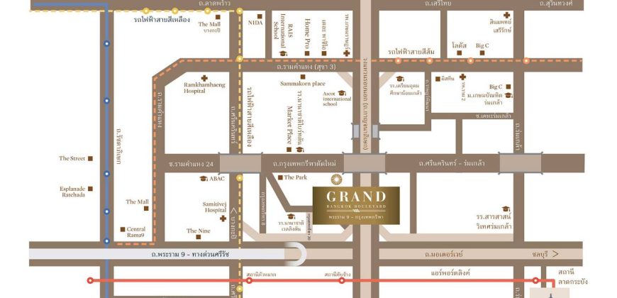 NEW Project* Grand Bangkok Boulevard Rama9-Krungthepkreetha*by Sc Asset