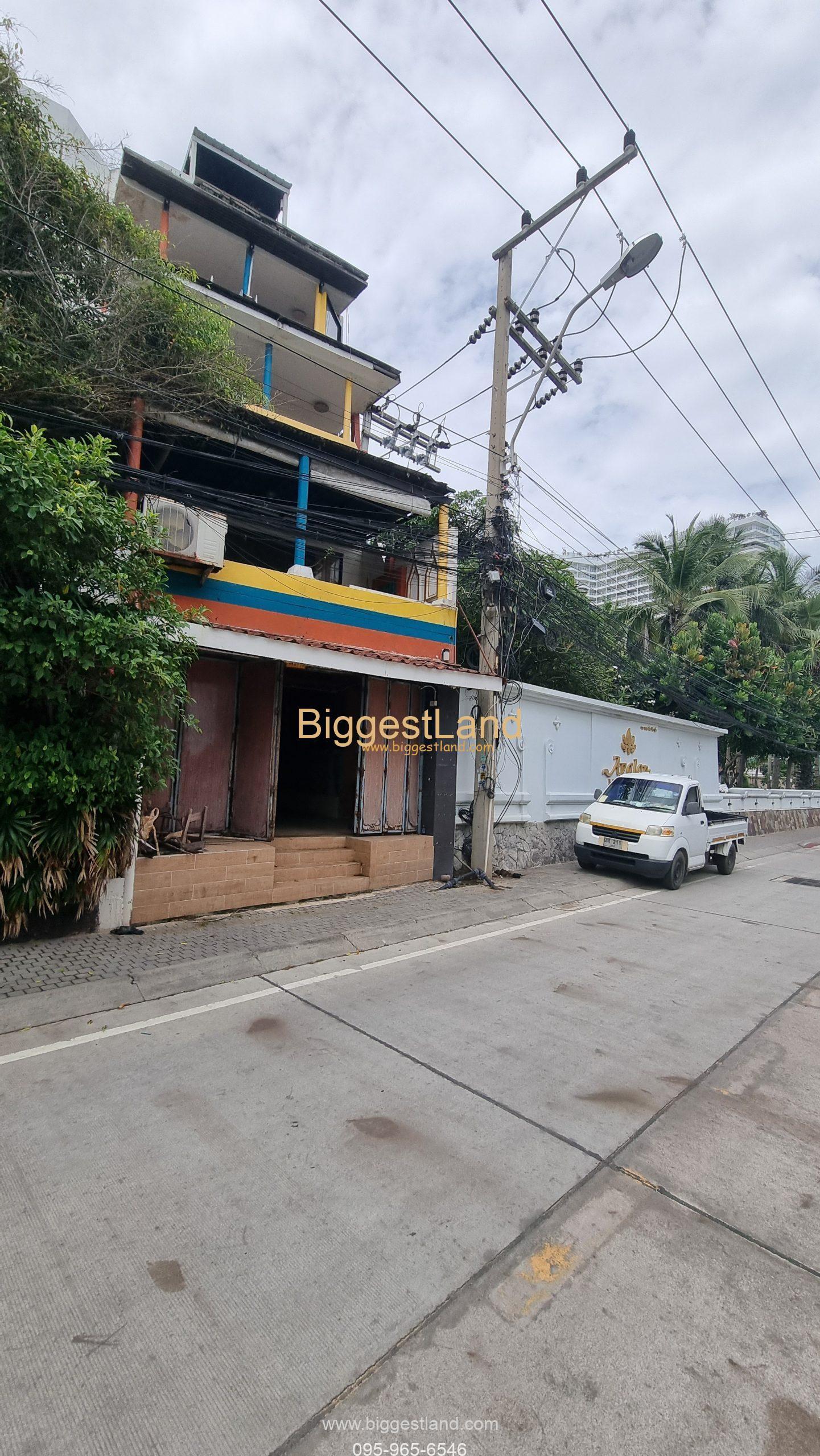 Sell Commercial building adjacent to Pattaya sea 5storey 392sqm. Suitable for many businesses Sell Commercial building adjacent to Pattaya sea 5storey 392sqm. Suitable for many businesses